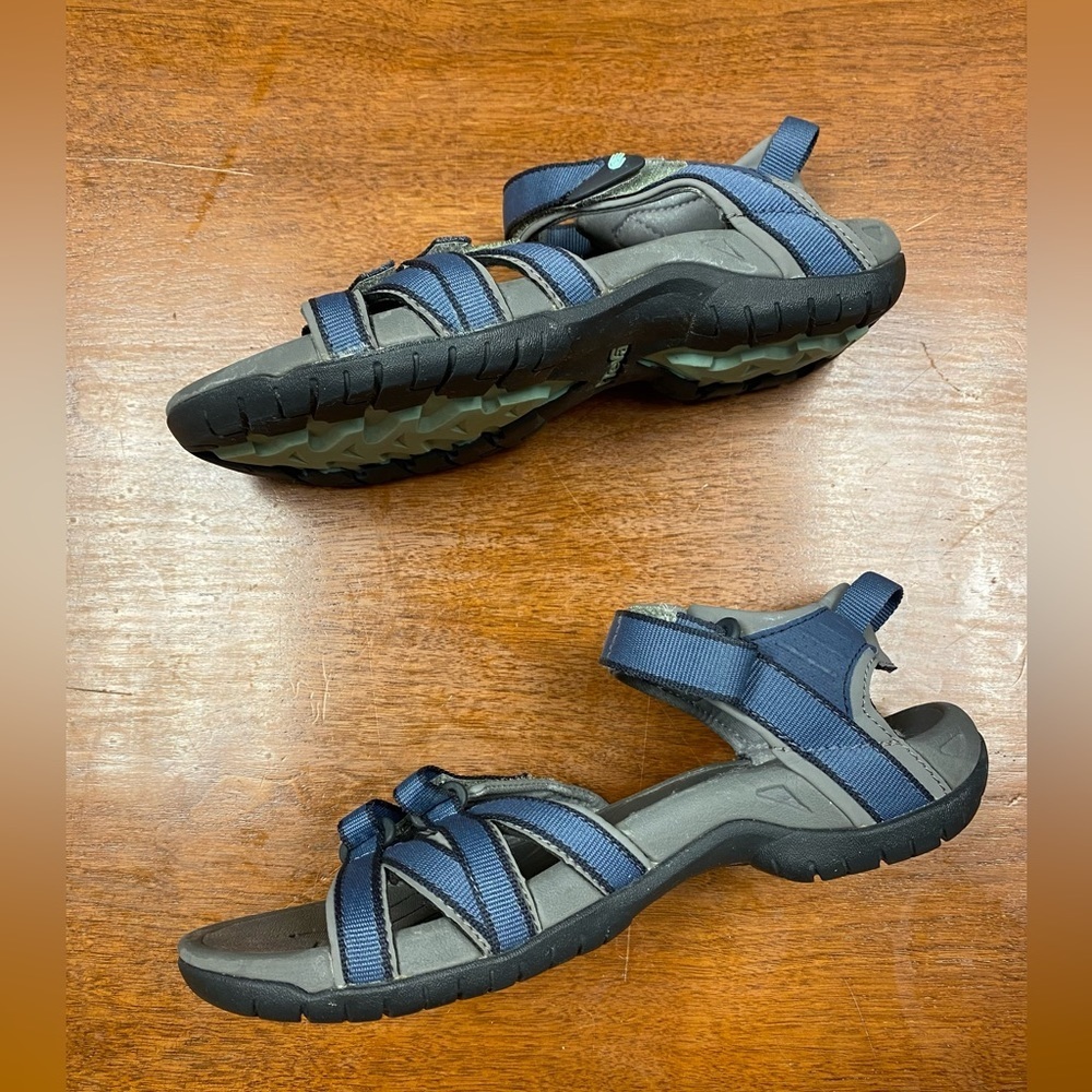 Teva Tirra Women’s Water Sandals Size 7 Bering Sea Blue - Picture 4 of 10